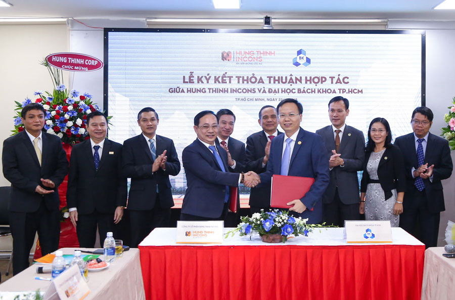 Hưng Thịnh Incons ký kết hợp tác cùng trường Đại học Bách Khoa TP.HCM