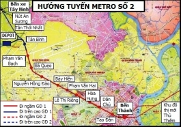 Tp.HCM: Khẩn trương xây dựng tuyến metro Bến Thành - Tham Lương