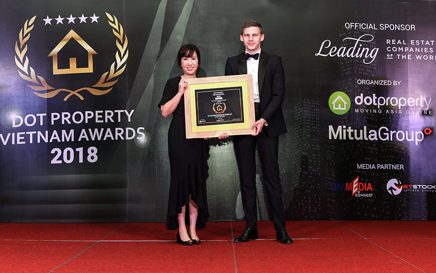 Tập đoàn Hưng Thịnh thắng lớn tại giải thưởng quốc tế<br> Dot Property Vietnam Awards 2018